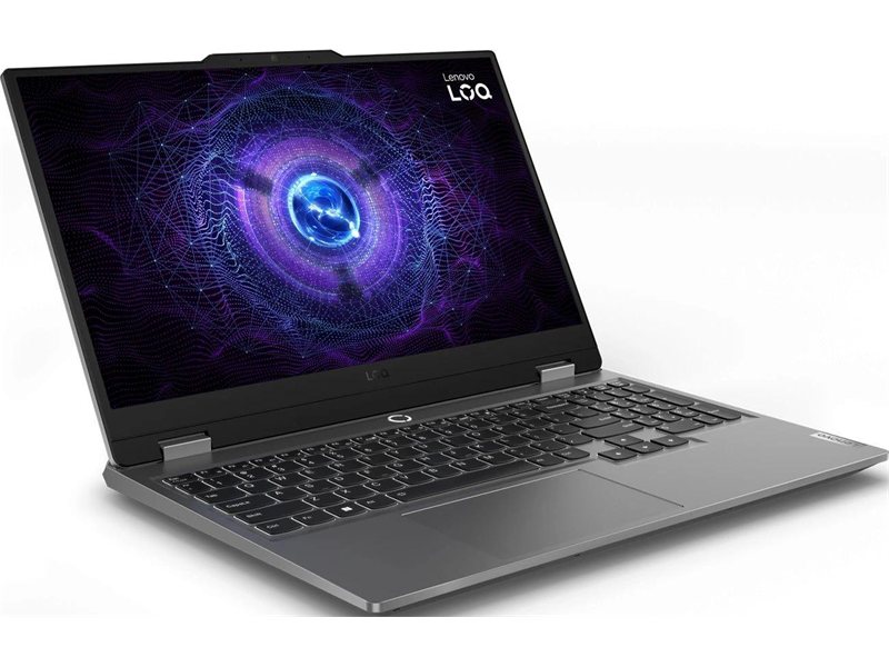 Ноутбук Lenovo LOQ 15IRX9 Core i7 13650HX 16Gb SSD512Gb NVIDIA GeForce RTX4050 6Gb 15.6" IPS FHD (1920x1080) без ОС grey WiFi BT Cam (83DV01CTSA)