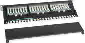 Патч-панель Cabeus PL-24-CAT.6-SH-DUAL 19" 1U 24xRJ45 кат.6 FTP