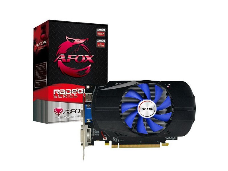 Видеокарта Afox R7 350 2GB GDDR5 128bit VGA DVI HDMI 1FAN RTL {30} (784238)