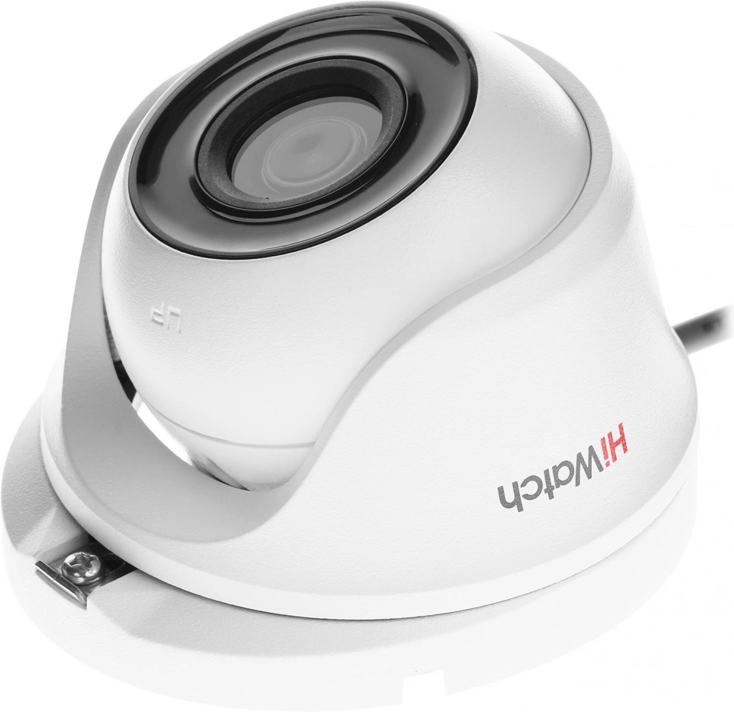 Камера видеонаблюдения аналоговая HiWatch DS-T203(B) 2.8-2.8мм HD-CVI HD-TVI цв. корп.:белый (DS-T203(B) (2.8 MM))