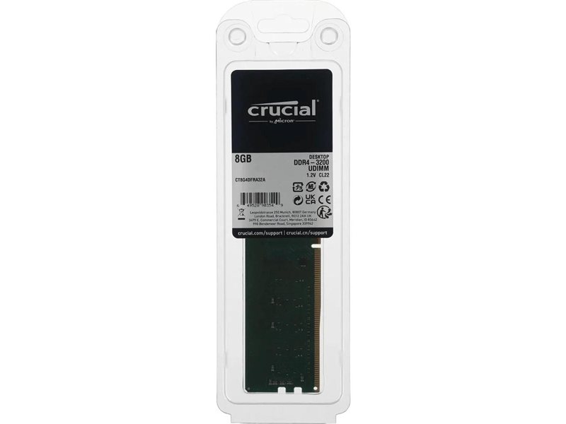 Crucial DDR4 DIMM 8GB CT8G4DFRA32A PC4-25600, 3200MHz OEM/RTL