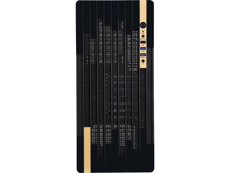 Корпус Accord ACC-188R2 черный без БП ATX 6x120mm 2xUSB2.0 1xUSB3.0 audio