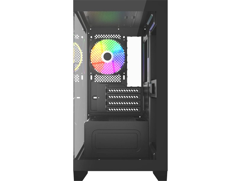 Корпус Accord ACC-350-02B черный без БП mATX 7x120mm 1xUSB2.0 1xUSB3.0 audio bott PSU