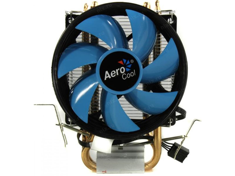 Кулер CPU Aerocool Verkho 2 (универсальный, 110W, 15-25 dB, 800-2000 rpm, 90мм, 4pin, медь+алюминий) RTL