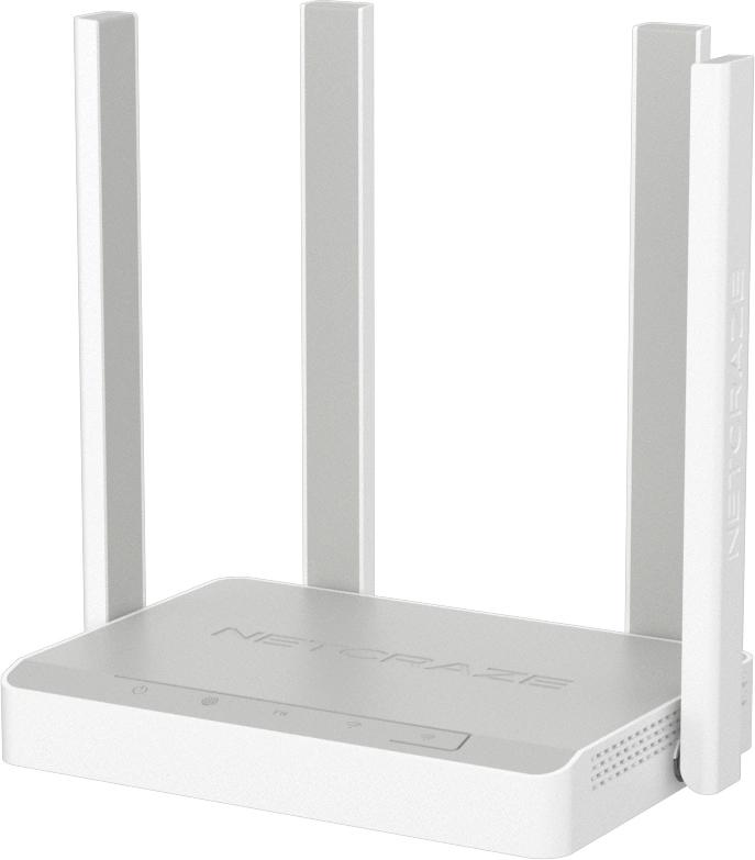 Роутер беспроводной Keenetic Netcraze Speedster (NC-3013) AC1200 10/100/1000BASE-TX белый