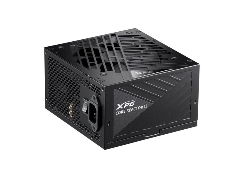 XPG CORE REACTOR II 850 black (ATX 3.1, 850W, Full Modular, PWM 120mm FDB fan, Active PFC, DC to DC,Half-Bridge & LLC converter, 80+ GOLD, all Japanese capasitors, черный) RET