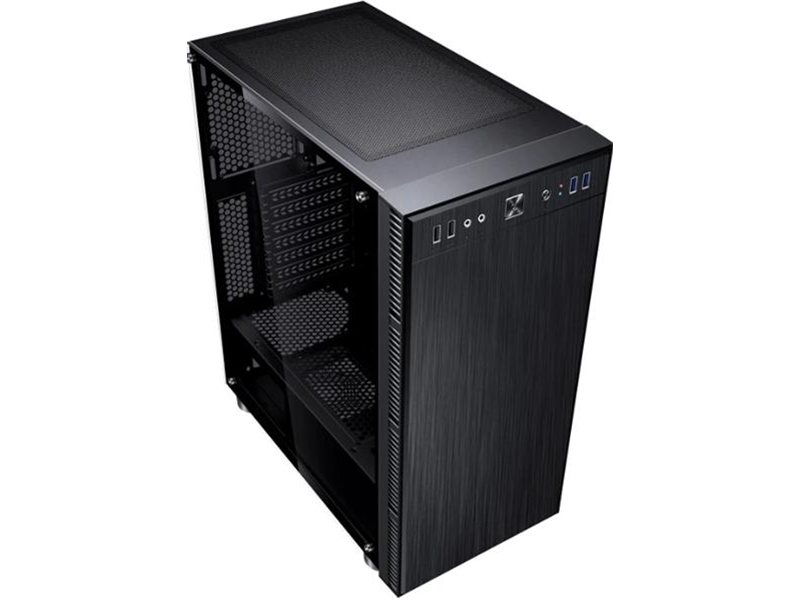 корпус Accord 3407 black w/o PSU ATX 8x120mm 2xUSB2.0 1xUSB3.0 audio bott PSU