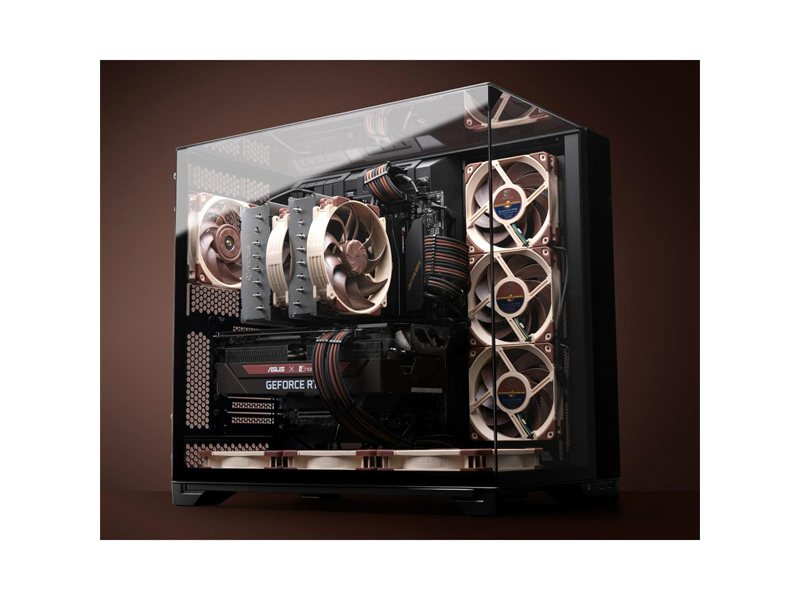 Кулер для процессора/ CPU Cooler Noctua NH-D15 G2 HBC (228W, 4-pin PWM, 168mm, Al/Cu, 8x6mm, 2x140mm, 91.5CFM, 24.8dBA, 1500RPM, S: 1851/1700/1200/115X, AM5/AM4, Beige/Brown)