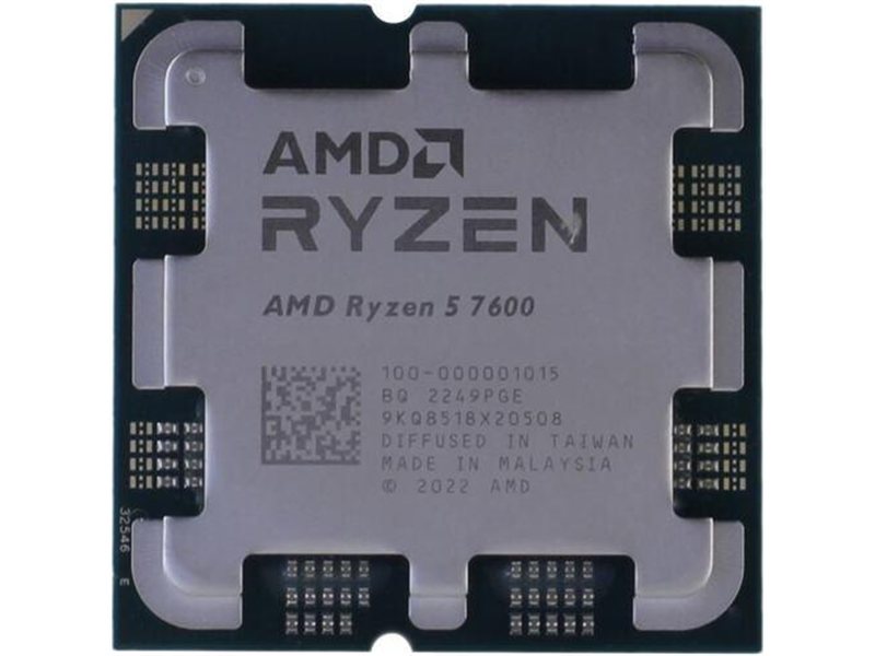 CPU AMD Ryzen 5 7600 OEM (100-000001015) {Raphael, 6C/12T, 3.8/5.1GHz, 32MB, 65W}