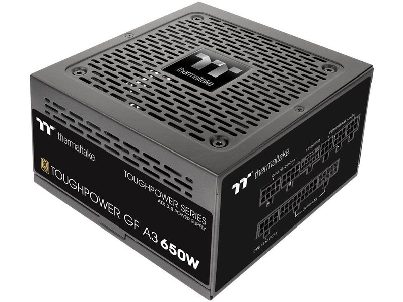 Блок питания Thermaltake ATX 650W Toughpower GF A3 Gen.5 80+ gold (20+4pin) APFC 120mm fan 8xSATA Cab Manag RTL