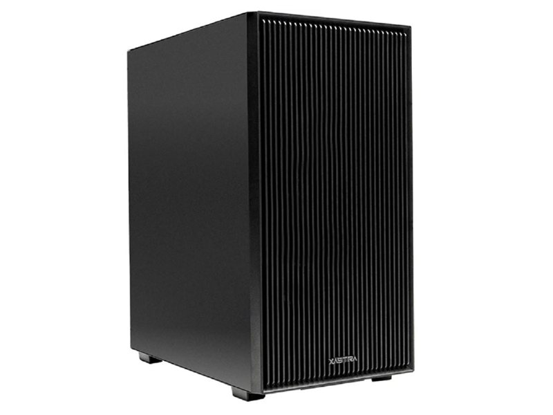 XASTRA Корпус A307M 2BK SI Black mATX/Mesh/Metal left panel / 2x120mm PWM FC black fans/ A307M-2FC12BK-SI
