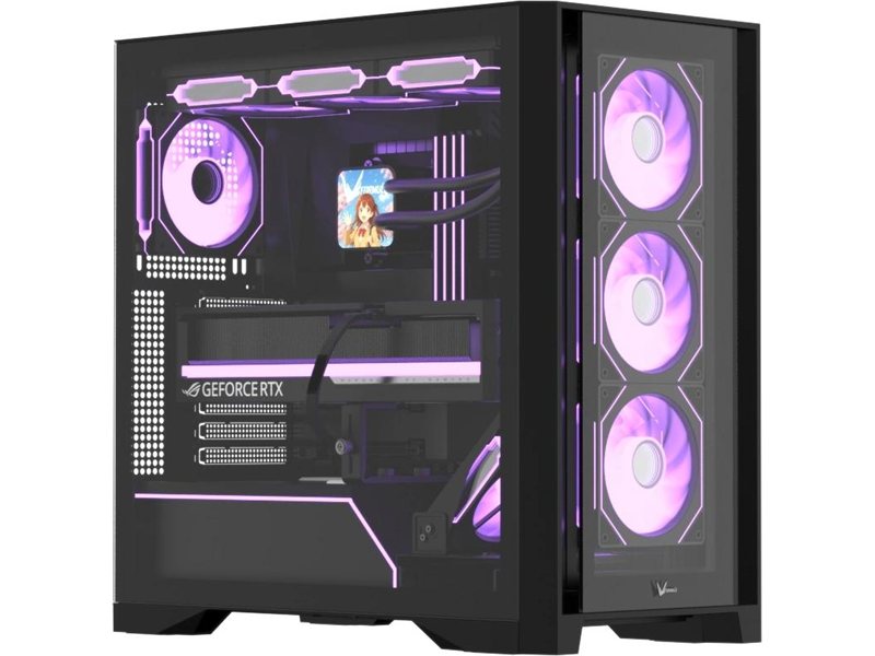 Корпус Formula Air Power G8 Floe черный без БП ATX 2xUSB3.0 1xUSB3.1 audio bott PSU