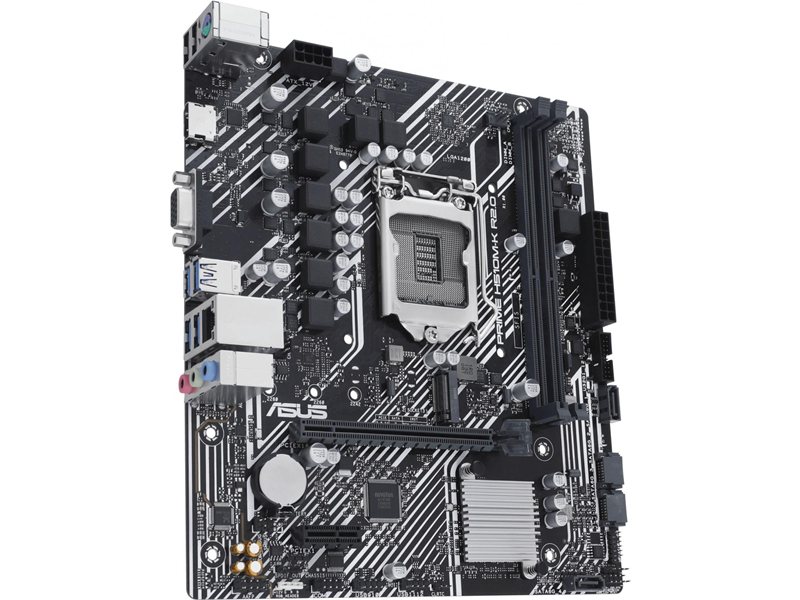 Материнская плата ASUS PRIME H510M-K R2.0 LGA1200 mATX 2xDDR4 PCIEx16 PCIEx1 M.2 HDMI VGA GLAN