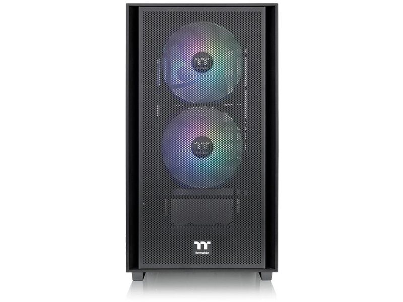 Корпус Thermaltake Versa H16 TG ARGB черный без БП mATX 4x120mm 2x140mm 1xUSB2.0 2xUSB3.0 audio bott PSU