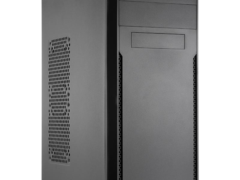 Корпус без блока питания/ Case Foxline FL-302, ATX, 2x5.25EXT, 1x3.5EXT, 4x3.5INT, 2xUSB2.0, HDA, w/o FAN, w/o PSU, NO pwr cord