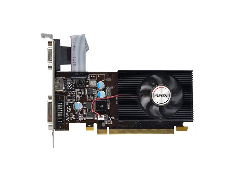 Видеокарта AFOX G210 LP 1GB, DDR3 64-bit, VGA/DVI/HDMI PASSIVE LP (AF210-1024D3L5) RTL