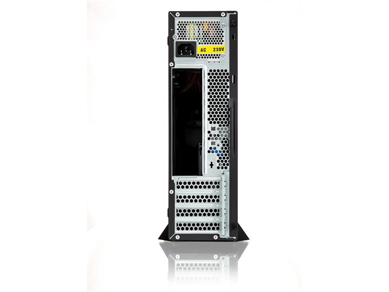 Корпус с блоком питания 300Вт./ Case Foxline mATX Desktop 300W FL-211 mATX case, black, w/PSU TFX 300W, w/2xUSB2.0+2xUSB3.0, w/pwr cord, w/ 8cm FAN
