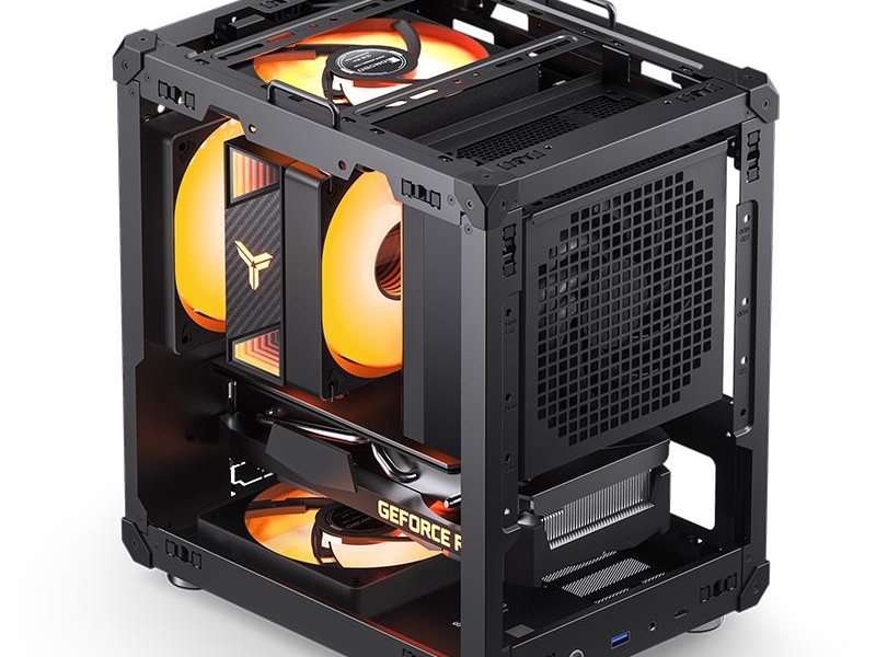 Корпус без блока питания/ Case JONSBO C6-ITX, Micro-Tower, no fan, 1xUSB-A 3.0 + 1xUSB-C 3.1, mDTX, mITX Black