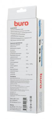 Сетевой фильтр Buro 500SH-3-SW-W 3м (5 розеток) белый (коробка)