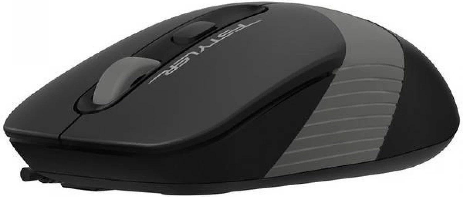Мышь A4Tech Fstyler FM10S черный/серый оптическая 1600dpi silent USB 3but (FM10S USB GREY)