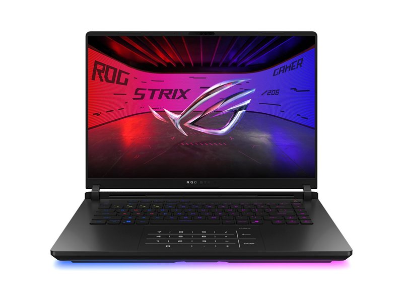 Ноутбук/ ASUS ROG Strix SCAR 16 G635LX-RW041 16"(2560x1600 miniLED (матовый, 240Hz, 3ms))/Intel Core Ultra 9 275HX(2.7Ghz)/32768Mb/1024PCISSDGb/noDVD/Ext:NVIDIA GeForce RTX 5090(24576Mb)/Cam/BT/WiFi/90WHr/war 1y/2.8kg/Off Black/DOS + NumberPad