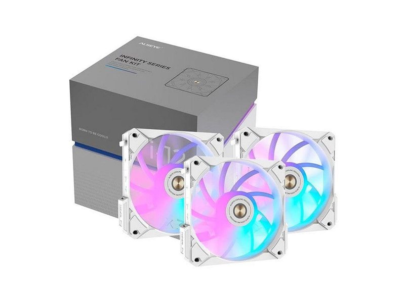 Вентилятор в корпус ALSEYE COOLING FAN i12W-K3 White Dimensions: 120 x 120 x 25mmVoltage: DC 12VCurrent: 0.21AFan Speed :800-1800±10%Max. Air Flow: 31.18-73.92CFMMax. Air Pressure: 0.56-2.1mmH20Max. Noise: 20-33.2dBABearing Type : FDB BearingLife Expectan