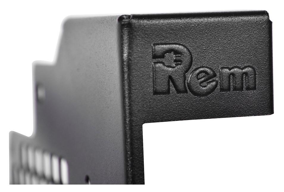 Модуль вентиляторный Rem (R-FAN-3K-1U-9005) 3 вент. с контроллером черный (упак.:1шт)