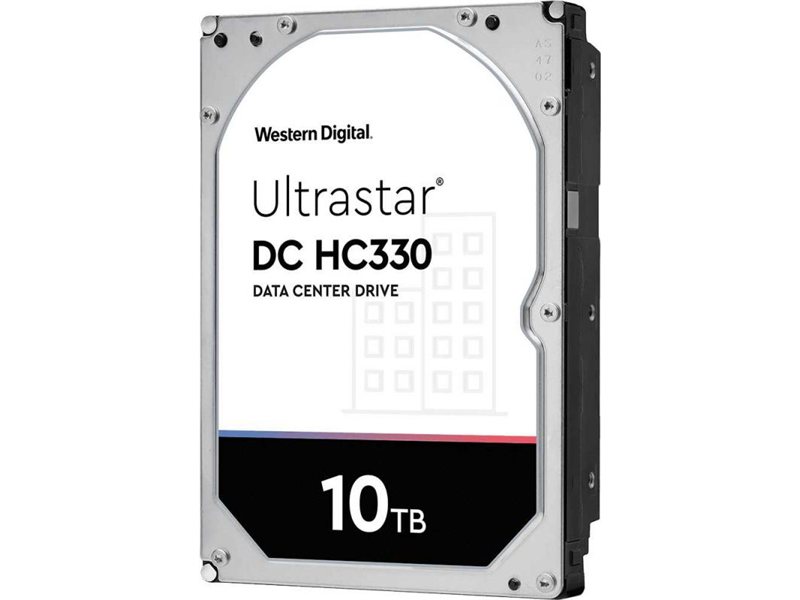 Жесткий диск WD SATA-III 10TB 0B42266\0B42301 WUS721010ALE6L4 Server Ultrastar DC HC330 4KN (7200rpm) 256Mb 3.5"