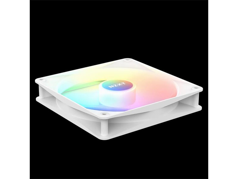 Кулер для корпуса ПК/ Case Cooler NZXT F120 RGB Core Triple Pack (120x120x25mm, 4-pin PWM, RGB, 78.86CFM, 33.88dBA, 1800RPM, White, 3pcs)