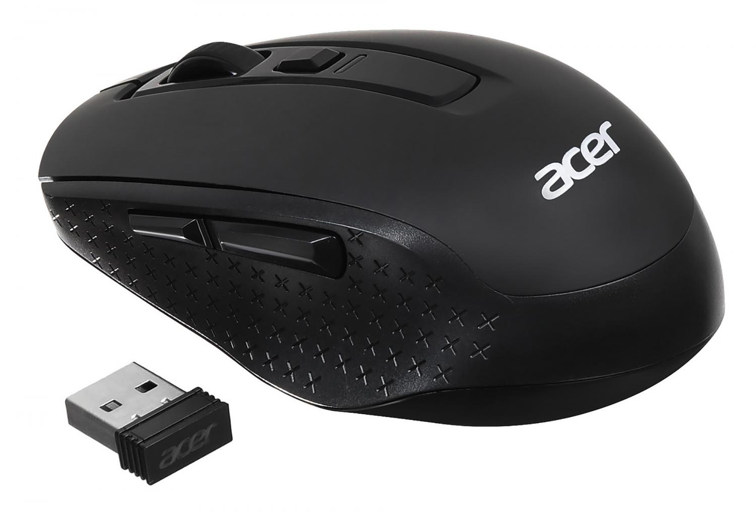 Мышь Acer OMR070 черный оптическая 1600dpi беспров. BT/Radio USB для ноутбука 6but (ZL.MCEEE.00D)