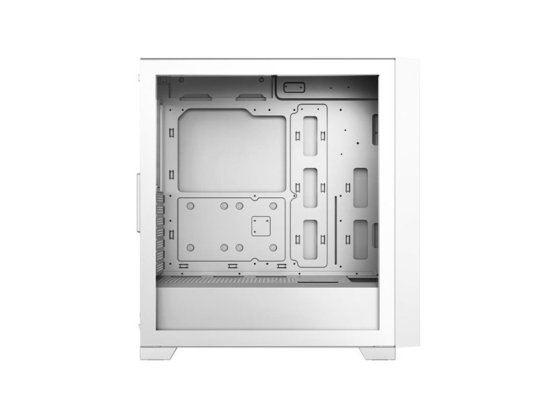 Корпус без блока питания/ Case PCCooler C3D510 WH, Midi-Tower, TG, Mesh, no fans, 2xUSB-A 3.0, E-ATX, ATX, mATX, mITX White