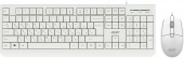 Клавиатура + мышь Acer OCC400 клав:белый мышь:белый USB (ZL.ACCCC.014)
