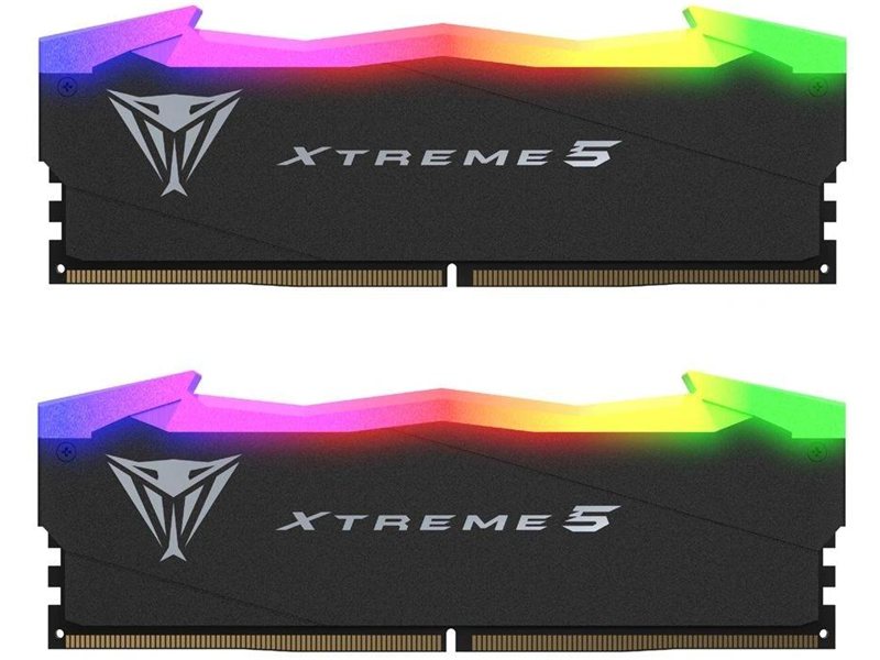 Память DDR5 2x16GB 6000MHz Patriot PVXR532G60C30K Viper Xtreme 5 RGB RTL Gaming PC5-48000 CL30 DIMM UDIMM 288-pin 1.35В с радиатором Ret