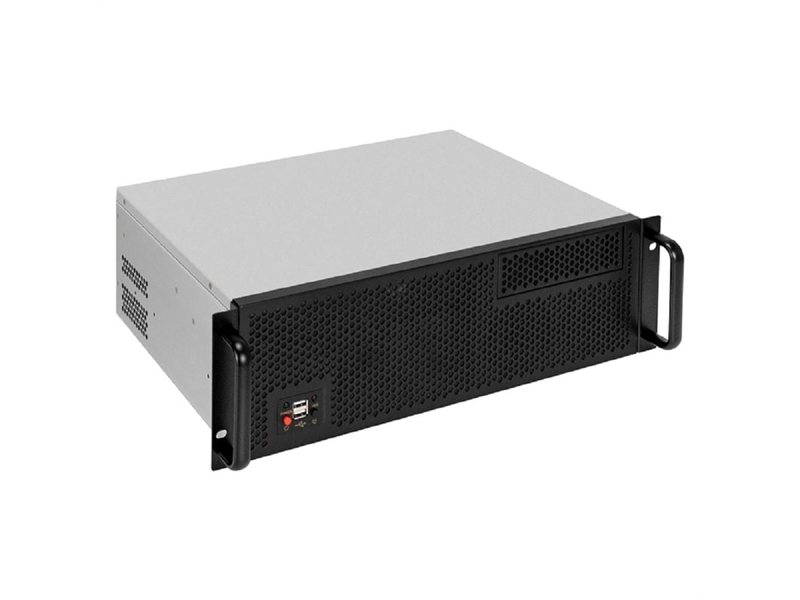 Exegate EX297478RUS Серверный корпус ExeGate Pro 3U300-03 <RM 19", высота 3U, глубина 300, без БП, USB>