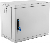 Шкаф коммутационный ЦМО (ШРН-9.500.1-9005) настенный 9U 600x529мм пер.дв.металл 200кг черный 470мм 14кг 180град. 346мм IP20 металл