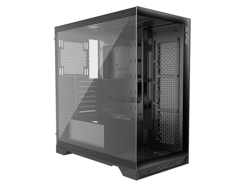 Корпус XPG INVADER X BLACK (INVADERXMTWOF-BKCWW) Mid-Tower, Micro-ATX, Mini-ITX, Standard-ATX, USB 3.2 Gen2 Type-A, USB 3.2 Gen2 Type-C