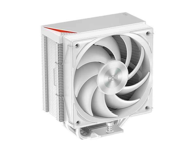 Кулер для процессора/ CPU Cooler PCCooler RZ400 V2 WH (230W, 4-pin PWM, 155mm, Al/Cu, 4x6mm, 1x120mm, 86.73CFM, 32dBA, 2200RPM, S: 1851/1700/1200/115X, AM5/AM4, black)