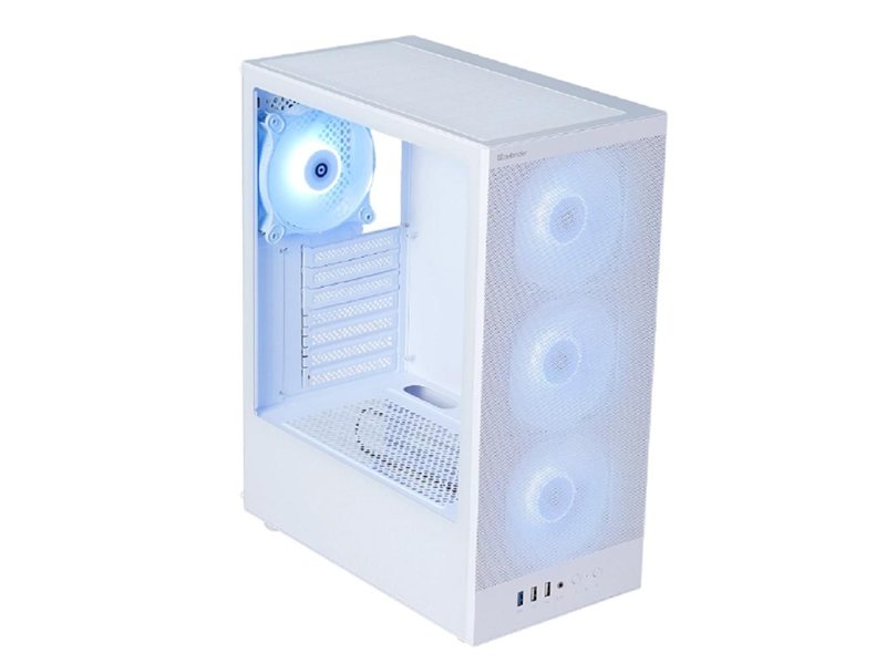 Defender Корпус компьютерный RaptorX белый,ATX,4fans,switch&M/BSync