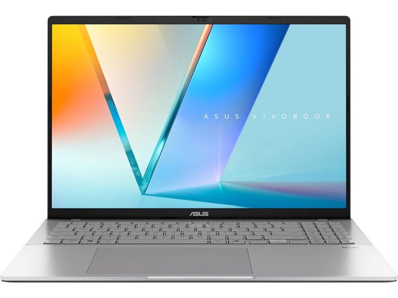 Ноутбук Asus VivoBook S16 S3607AA-SH114 Core Ultra 7 355 32Gb SSD1Tb Intel Graphics 16" OLED WUXGA (1920x1200) без ОС silver WiFi BT Cam (90NB1731-M007X0)