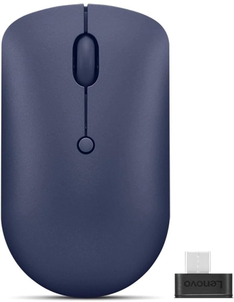 Мышь Lenovo 540 USB-C Wireless Compact темно-синий оптическая 2400dpi беспров. USB-C для ноутбука 3but (GY51D20871)