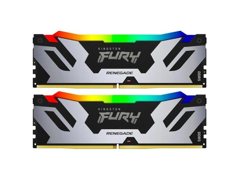 Память оперативная/ Kingston 96GB 6000MT/s DDR5 CL32 DIMM (Kit of 2) FURY Renegade RGB XMP