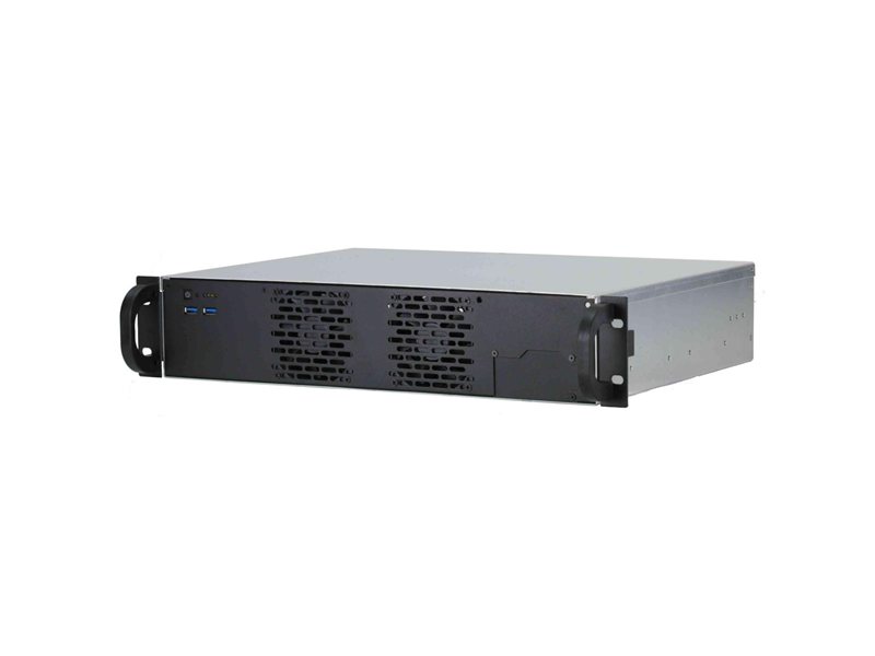 Procase RU230-B-0 Корпус 2U front/rear-access rack server case, черный, без блока питания, глубина 300мм, MB 12"x9.6"