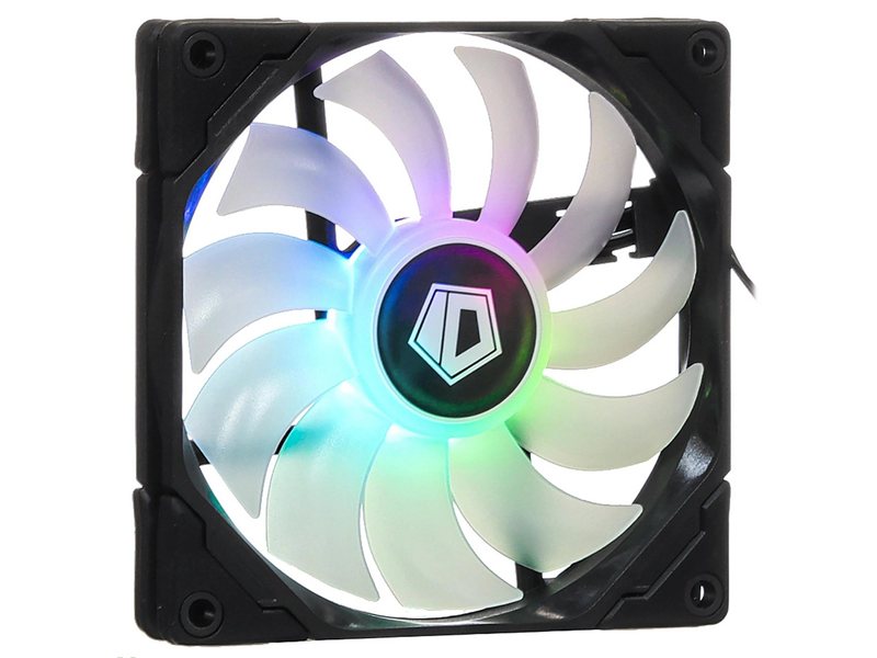 Case Fan ID-Cooling TF-9215-ARGB (92mm PWM, 4pin, супер-тонкий, ARGB, черный, 800-2500об/мин) BOX