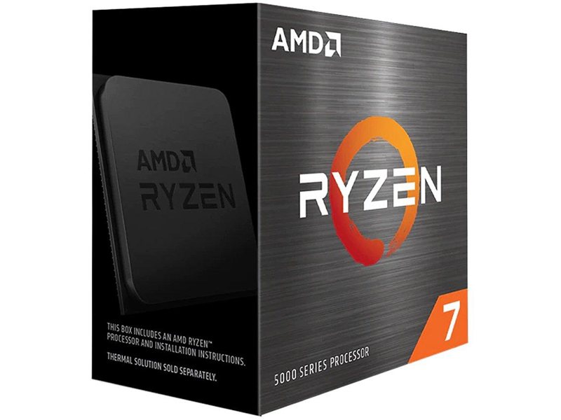 Центральный Процессор AMD RYZEN 7 5800X BOX (Vermeer, 7nm, C8/T16, Base 3,80GHz, Turbo 4,70GHz, Without Graphics, L3 32Mb, TDP 105W, w/o cooler, SAM4) (312714)