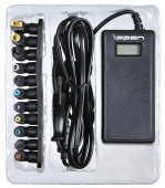 Блок питания Ippon D90U автоматический 90W 15V-19.5V 11-коннект. 4.5A 2.1A от бытовой электросети LСD индикатор