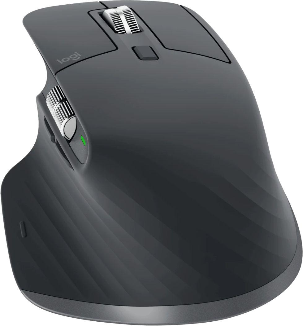Мышь Logitech MX Master 3S графитовый оптическая 8000dpi беспров. BT/Radio USB 5but (910-006565)