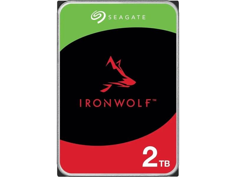Жесткий диск Seagate IronWolf HDD 3.5" SATA 2Tb, 5400 rpm, 256Mb buffer, CMR, ST2000VN003, 1 year (потертости, следы установки)
