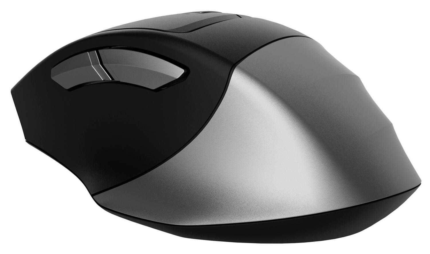 Мышь A4Tech Fstyler FB35C серый/черный оптическая 2000dpi беспров. BT/Radio USB 6but (FB35C SMOKY GREY)