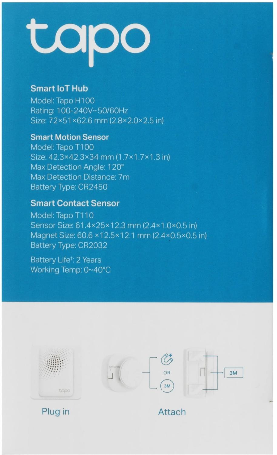 Комплект безопасность и защита TP-Link Tapo T30 KIT