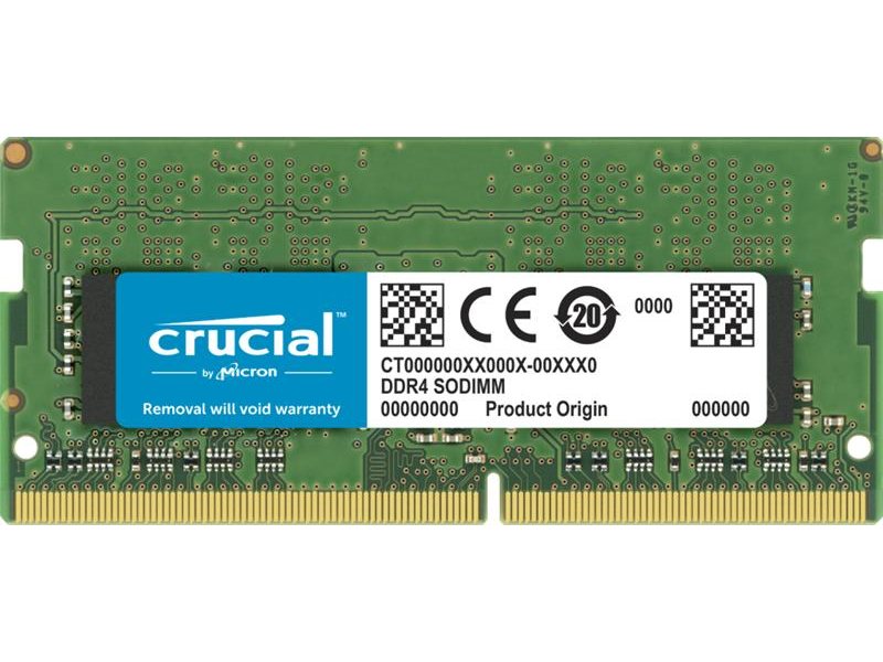 Модуль памяти Crucial CT32G4SFD832A 32GB DDR4 3200 SO DIMM Non-ECC, CL22, 1.2V, DRx8, RTL, (822499) {100}}